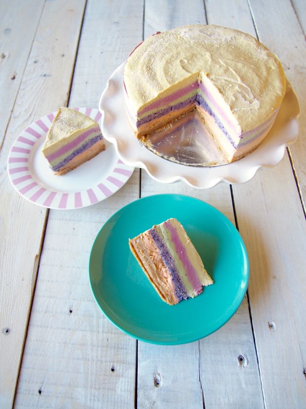 Paleo Raw Vegan Rainbow Cake | AMAZING