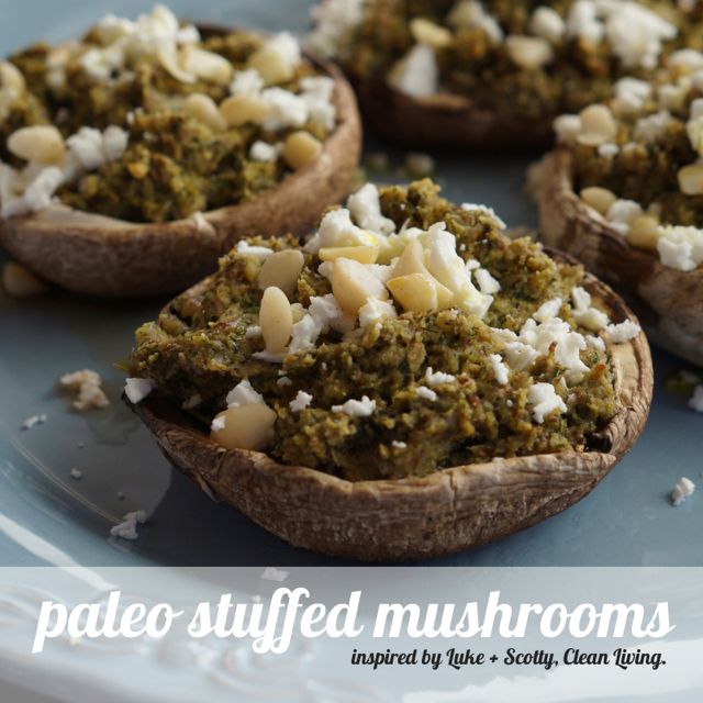 paleo stuffed mushrooms