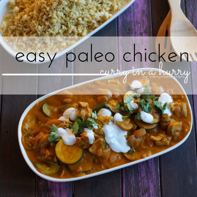 easy paleo curry chicken
