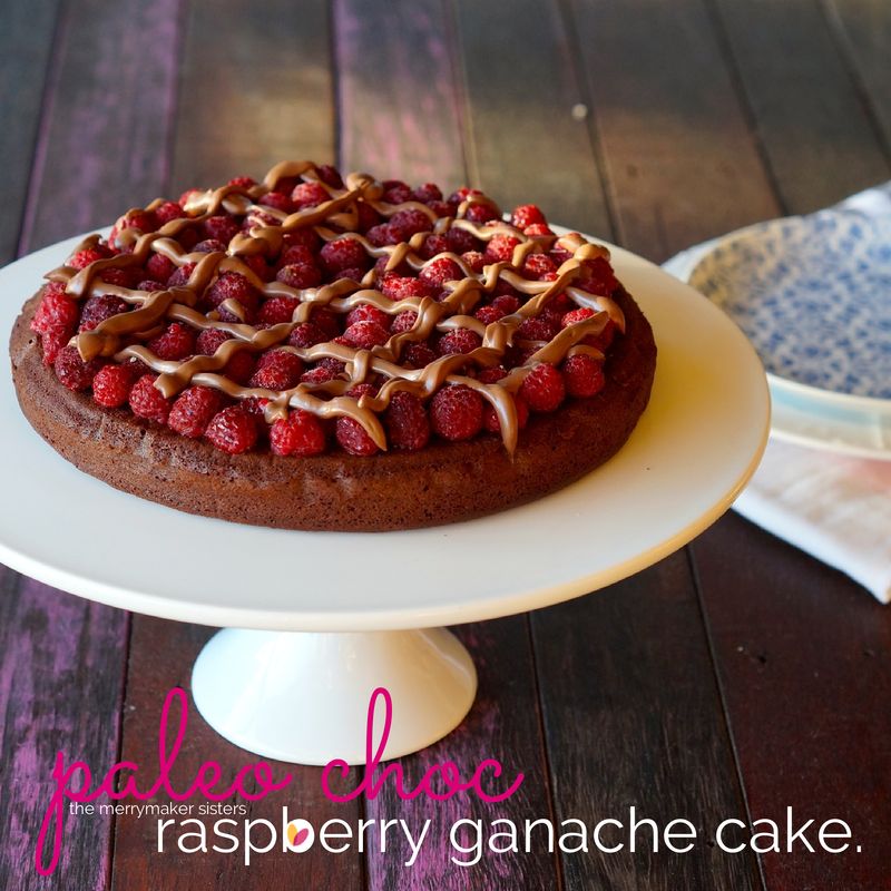 Paleo Chocolate Raspberry Ganache Cake Freaking Yum