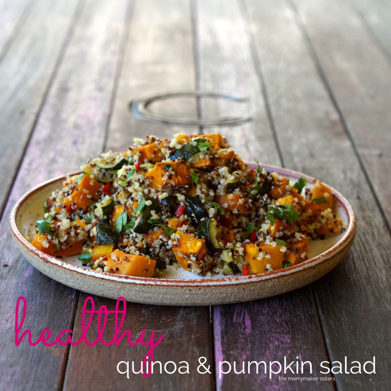 healthy quinoa and pumpkin salad2