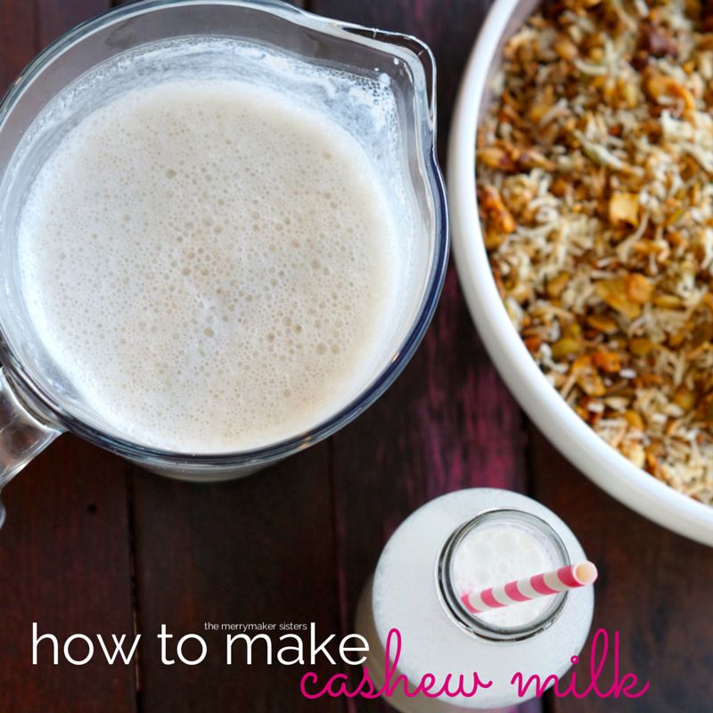 how to make cashew milk