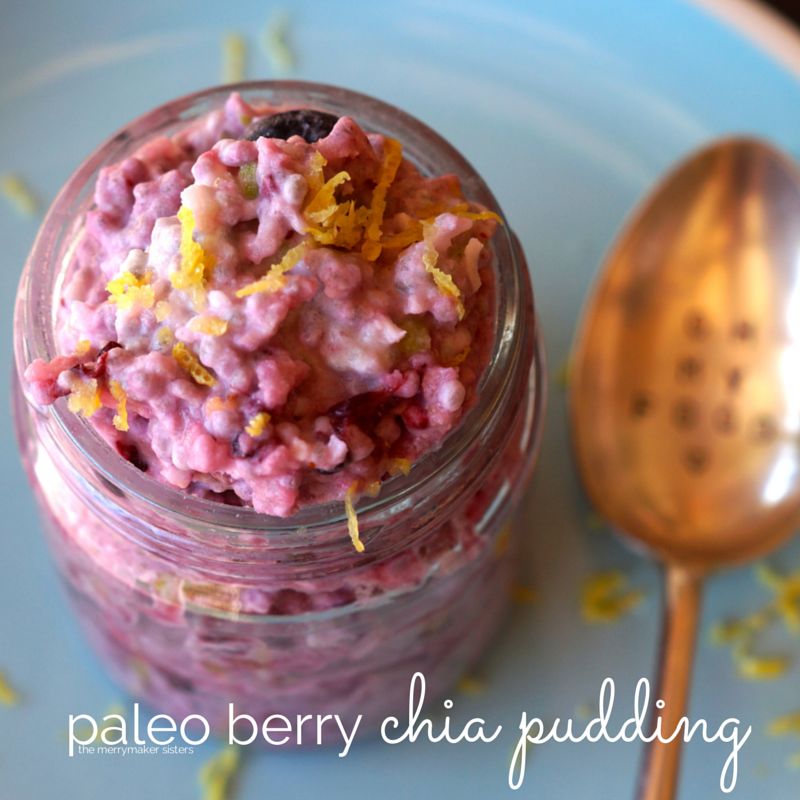 paleo berry chia pudding