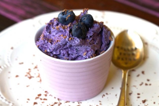 Paleo 5 Minute Blueberry Mousse2