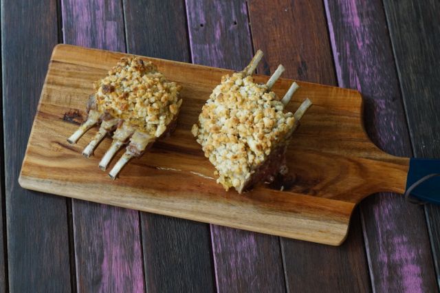 macadamia mustard crusted lamb rack2