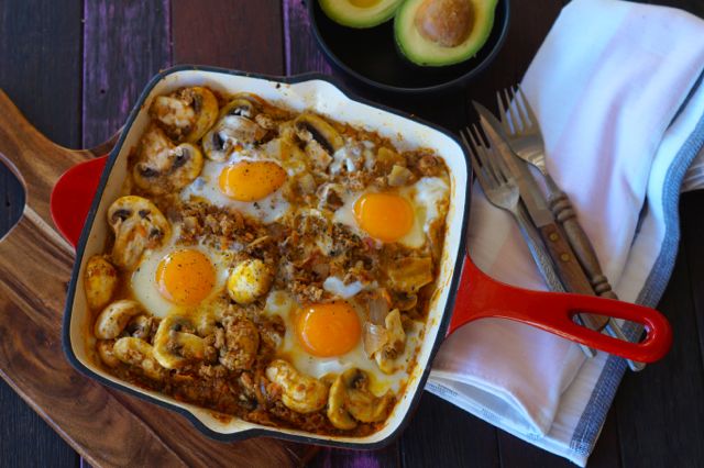 healthy natural real food breakfast casserole