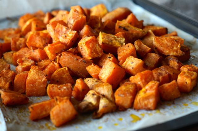 healthy natural real food roast sweet potato recipe