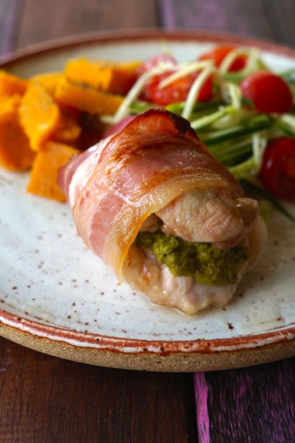 Avocado Stuffed Chicken Thighs Wrapped in Bacon3
