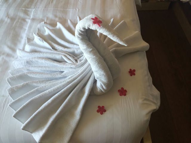 towel art at the philippines