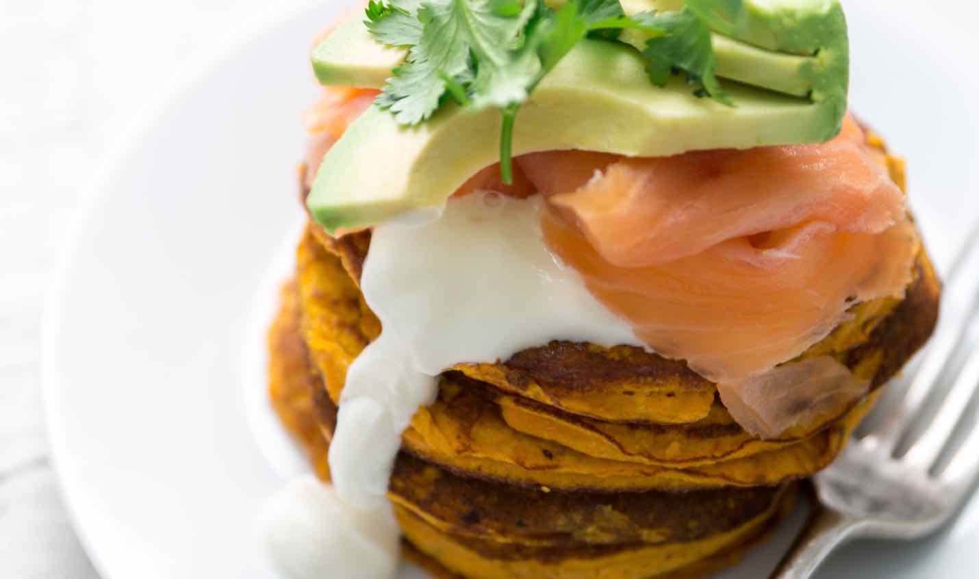 pumpkin-pancakes-with-smoked-salmon-and-avo-feature
