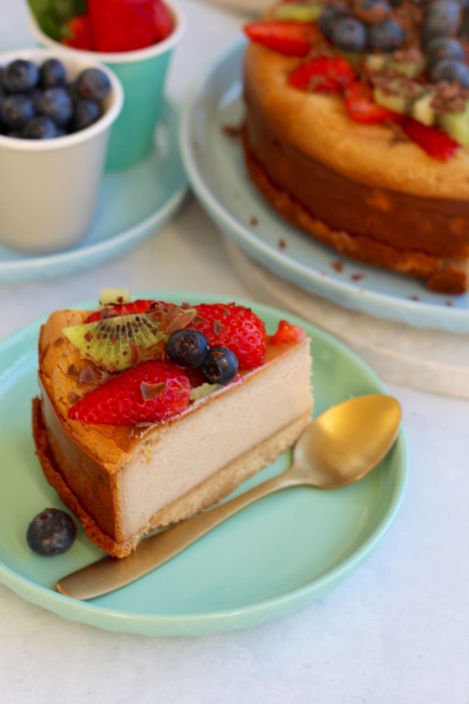 baked-peanut-butter-cheesecake