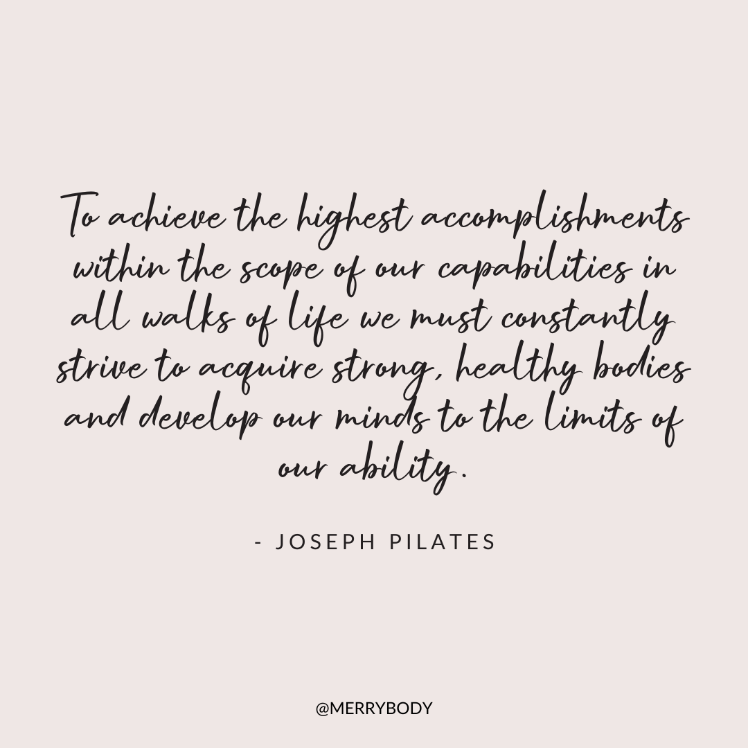 Club Pilates - What is your favorite Joseph Pilates Quote? Check a