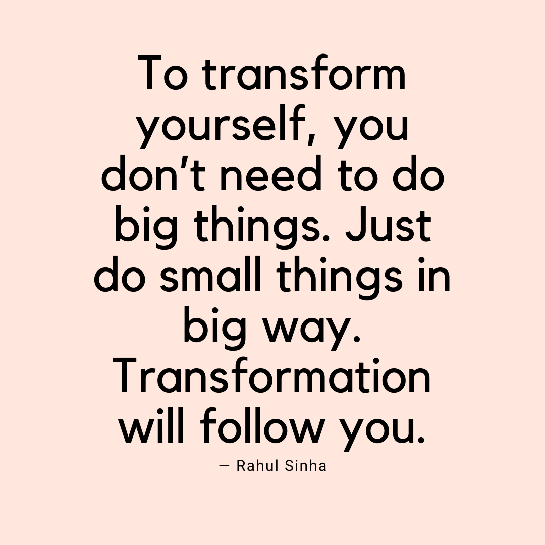 my transformation journey quotes