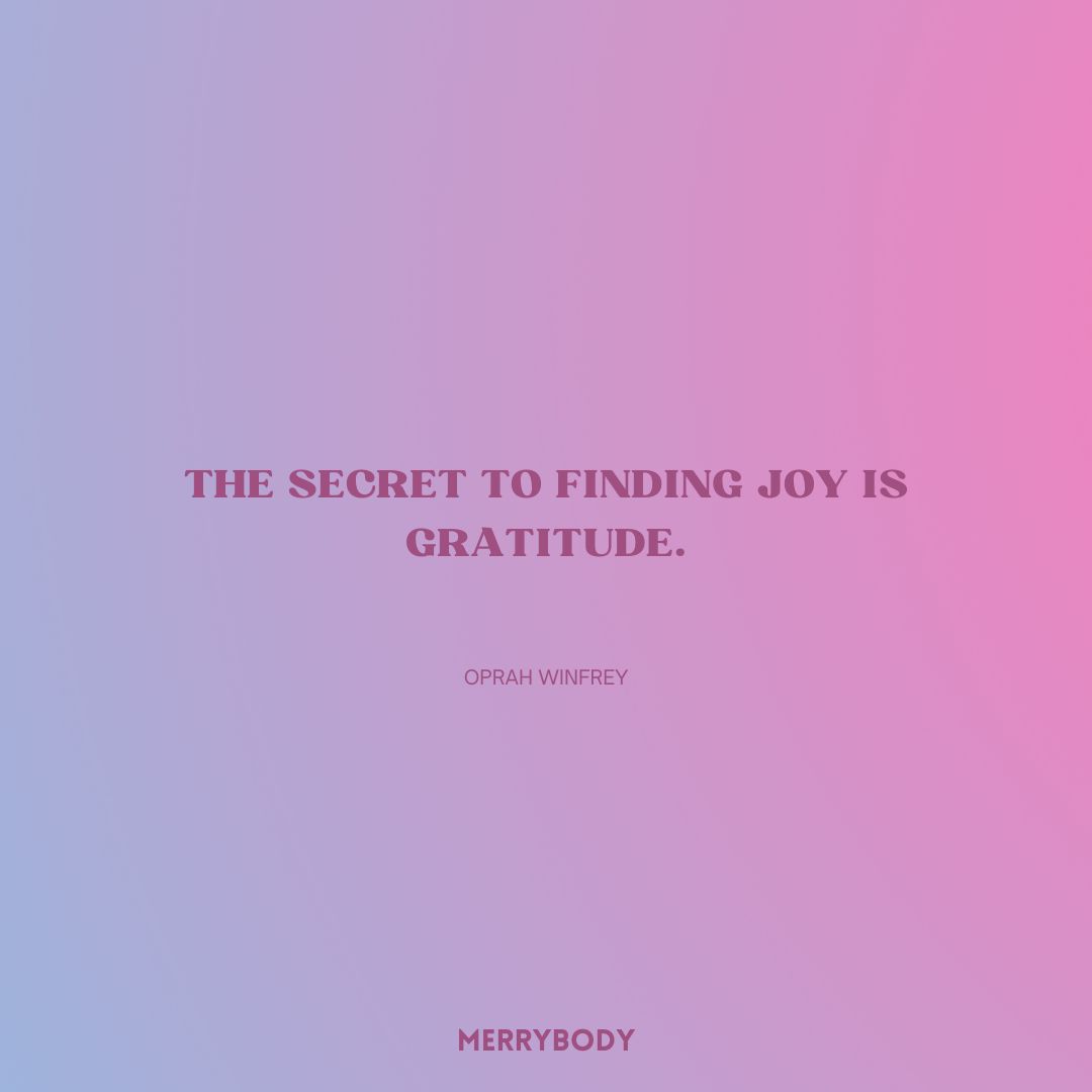 Find Joy in Gratitude